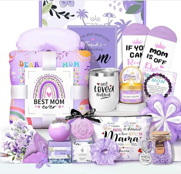 16 Pcs Luxury Self-Care Gift Basket (Thoughtful Gift For Mom) - Image 2
