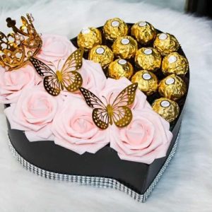 Heart shaped gift box