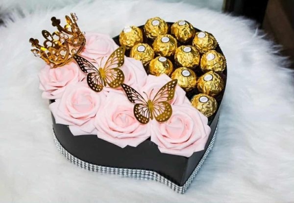 Heart shaped gift box
